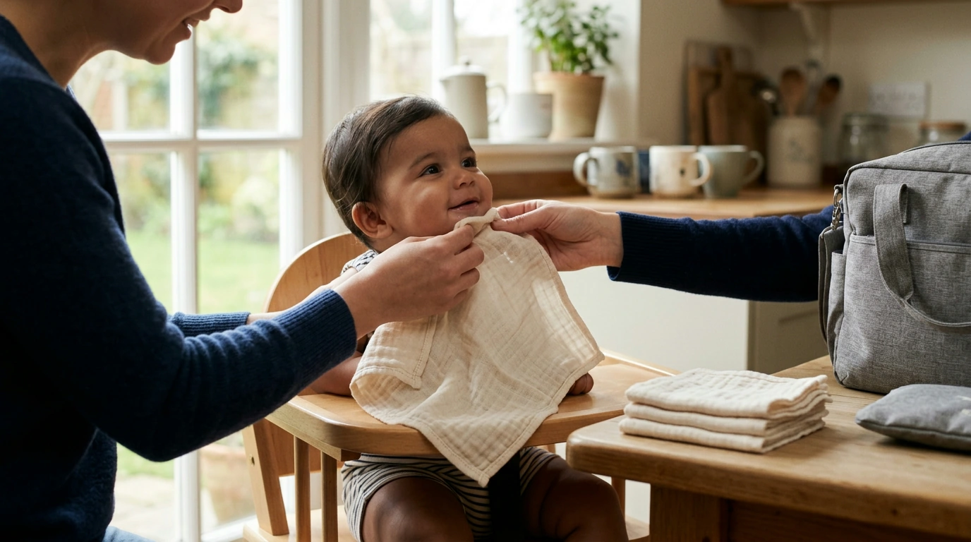 Baby Cotton Gauze Handkerchief: Soft Wipes for Drool